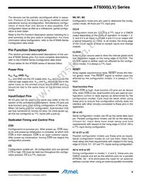 AT6002LV-4JC Datasheet Page 9