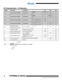 AT6002LV-4JC Datasheet Page 22