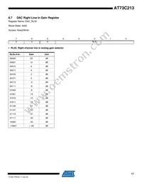 AT73C213 Datasheet Page 17