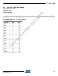 AT73C213B Datasheet Page 17