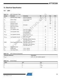 AT73C239 Datasheet Page 19