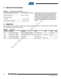 AT73C240C Datasheet Page 4