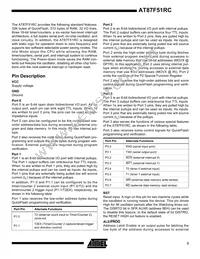 AT87F51RC-24PI Datasheet Page 3
