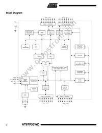 AT87F55WD-24PI Datasheet Page 2