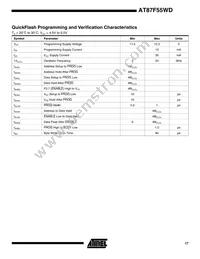 AT87F55WD-24PI Datasheet Page 17