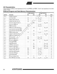 AT87F55WD-24PI Datasheet Page 20