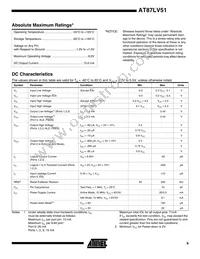 AT87LV51-16PI Datasheet Page 9