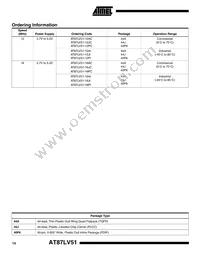 AT87LV51-16PI Datasheet Page 14