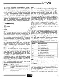 AT87LV52-16AI Datasheet Page 3