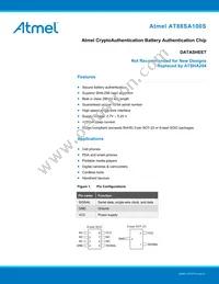 AT88SA100S-TSU-T Datasheet Cover