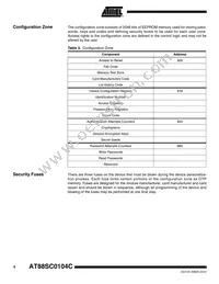 AT88SC0104C-CI Datasheet Page 4