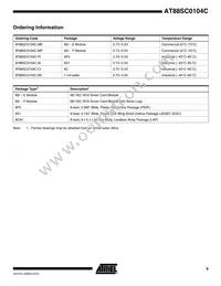 AT88SC0104C-CI Datasheet Page 9