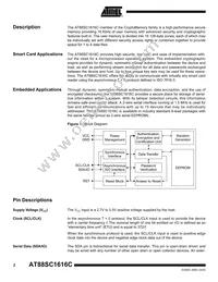 AT88SC1616C-CI Datasheet Page 2