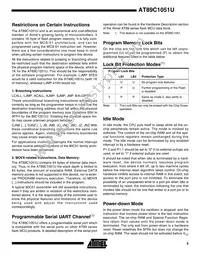AT89C1051U-12SI Datasheet Page 5