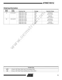 AT89C1051U-12SI Datasheet Page 13