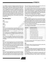AT89C51-24PI Datasheet Page 3