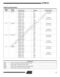 AT89C51-24PI Datasheet Page 15
