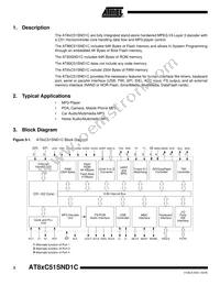 AT89C51SND1C-7HTUL Datasheet Page 2