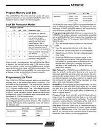 AT89C52-16JI Datasheet Page 13