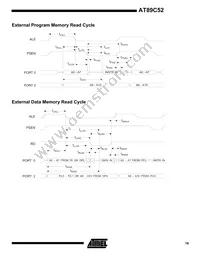 AT89C52-16JI Datasheet Page 19