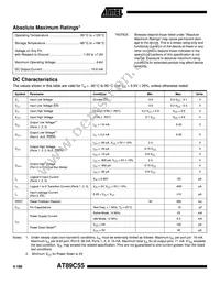 AT89C55-24JC Datasheet Page 18