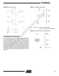 AT89S8252-24PI Datasheet Page 17