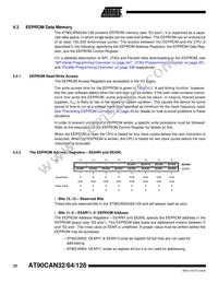 AT90CAN64-15MZ Datasheet Page 22