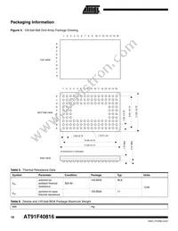 AT91F40816-33CI Datasheet Page 18
