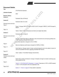 AT91FR40162-CI-T Datasheet Page 22