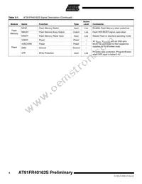 AT91FR40162S-CJ Datasheet Page 4