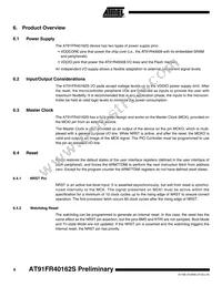 AT91FR40162S-CJ Datasheet Page 8