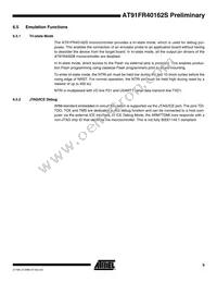 AT91FR40162S-CJ Datasheet Page 9