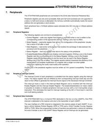 AT91FR40162S-CJ Datasheet Page 15