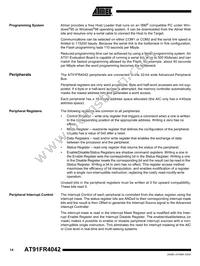 AT91FR4042-CI-T Datasheet Page 14