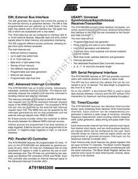 AT91M43300-25CJ Datasheet Page 6