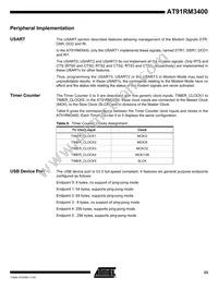 AT91RM3400-AU-002 Datasheet Page 23