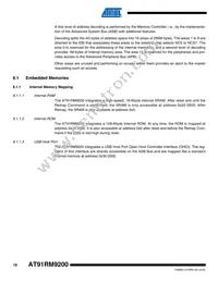 AT91RM9200-QI-002-T Datasheet Page 18