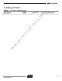 AT91SAM7A1-AU Datasheet Page 15