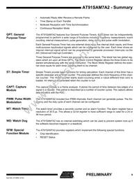 AT91SAM7A2-AU Datasheet Page 9