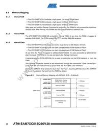 AT91SAM7XC512-CU Datasheet Page 20