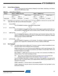 AT91SAM9261SB-CU Datasheet Page 17