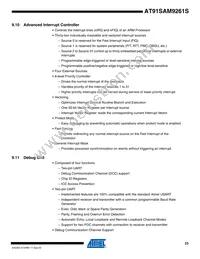 AT91SAM9261SB-CU Datasheet Page 23