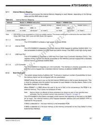 AT91SAM9G10-CU Datasheet Page 17