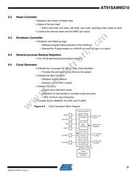 AT91SAM9G10-CU Datasheet Page 21