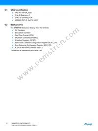 AT91SAM9G35-CU-999 Datasheet Page 22