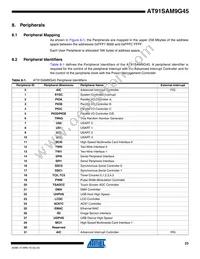 AT91SAM9G45-CU-999 Datasheet Page 23