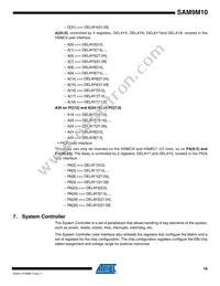 AT91SAM9M10-CU Datasheet Page 19