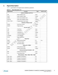 AT91SAM9N12-CUR Datasheet Page 5