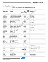 AT91SAM9R64-CU Datasheet Page 7