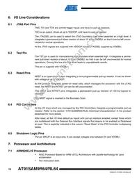 AT91SAM9R64-CU Datasheet Page 18